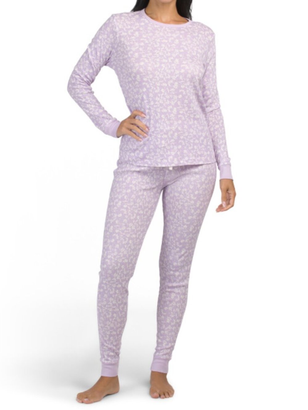 POPPY & CLAY 2pc Organic Cotton Sweet Pointelle Knit Pajama Top A